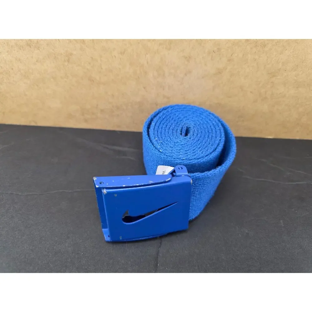 Nike Golf blue web belt